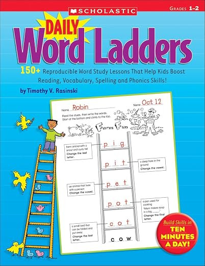 Daily Word Ladders: Grades 1-2: 150+ Reproducible Word Study Lessons That Help Kids Boost Reading... | Amazon (US)