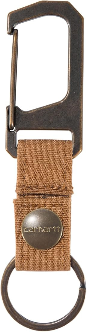Carhartt unisex-adult Key Keeper, Key Ring Holder With Self-locking Metal Gate Clip | Amazon (US)