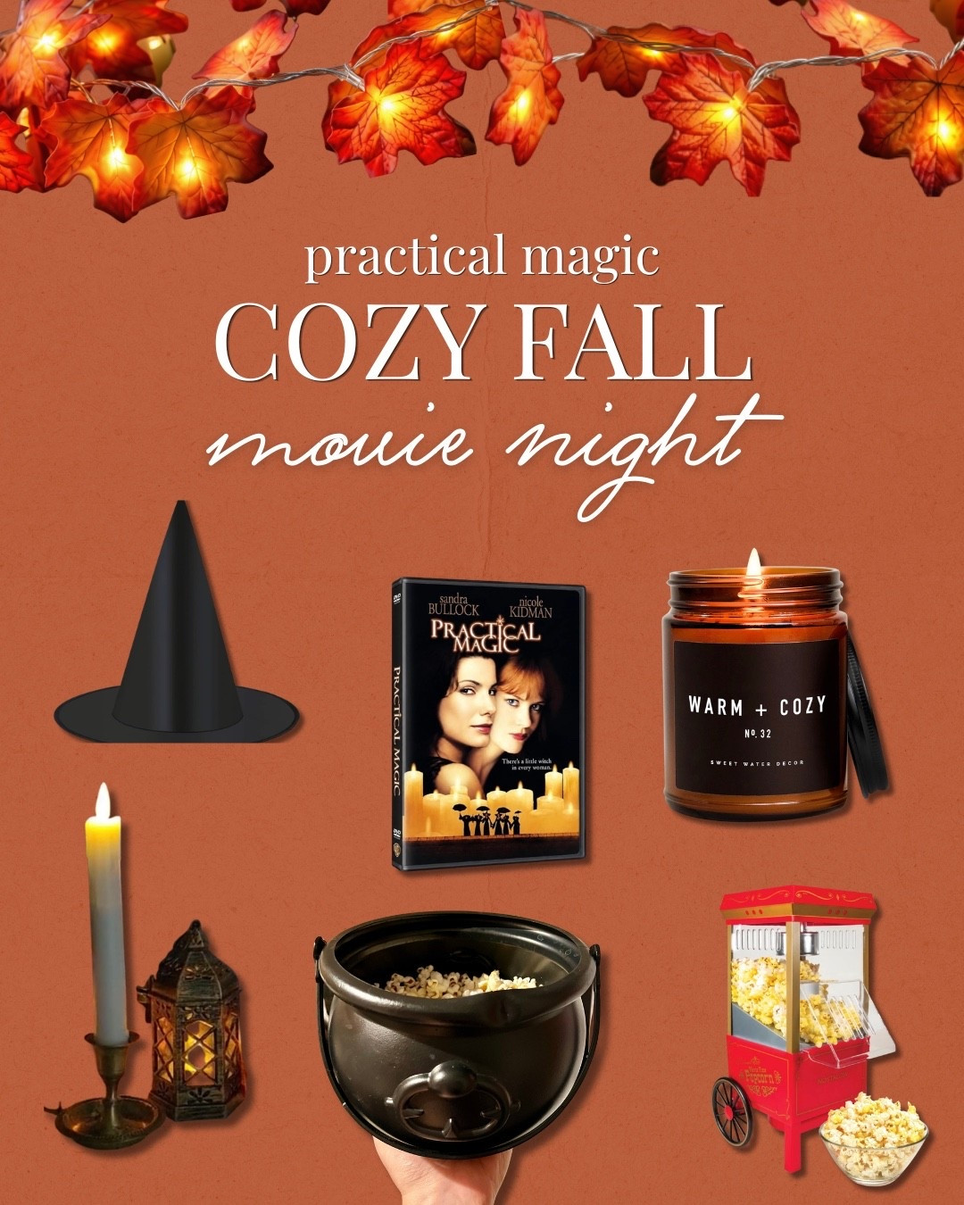 Practical Magic cozy movie night essentials!