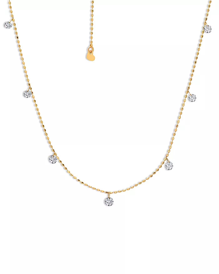 Graziela Gems 18K Yellow Gold Diamond Floating Dangle Statement Necklace, 18" Back to results -  ... | Bloomingdale's (US)