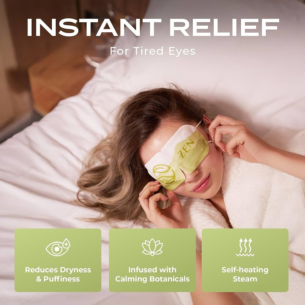Body Restore Heated Eye Mask for Dry Eyes 5 Pack - Self Heating Warm Compress, Christmas Stocking... | Amazon (US)