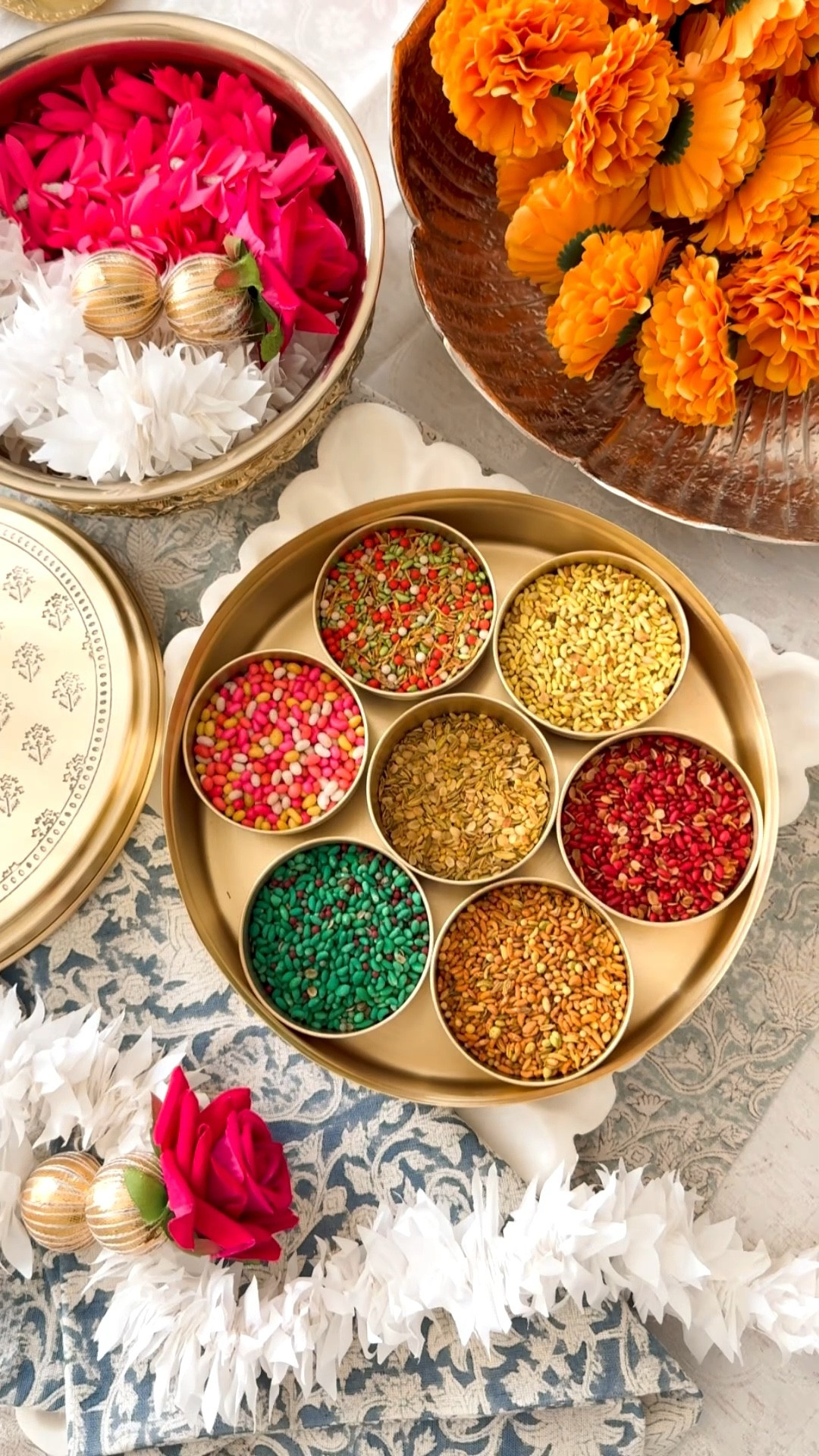 An iconic South Asian Kitchen staple, reimagined! 

Tradition meets modern hosting - Say hello to the most stylish mukhwas moment as we turn a traditional spice box into a dinner table statement piece. 

Spice Box: Mor Gifting 

#LTKWedding #LTKHome #LTKParties