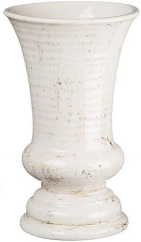 Sullivans Ceramic Vase, 6 x 10 Inches, Distressed White (CM2335) | Amazon (US)
