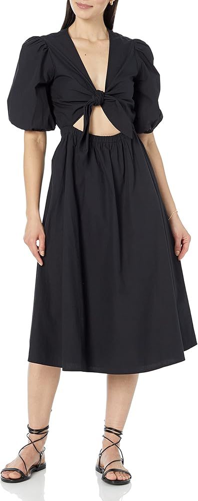 The Drop Women's Prisha Cutout Poplin Midi Dress | Amazon (US)