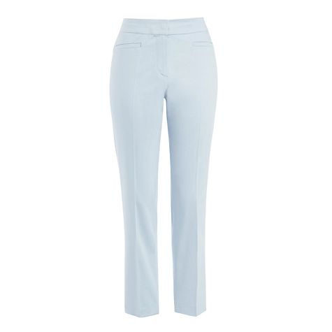 Gardeur Dyan Cropped Trousers, Pale Blue | John Lewis UK
