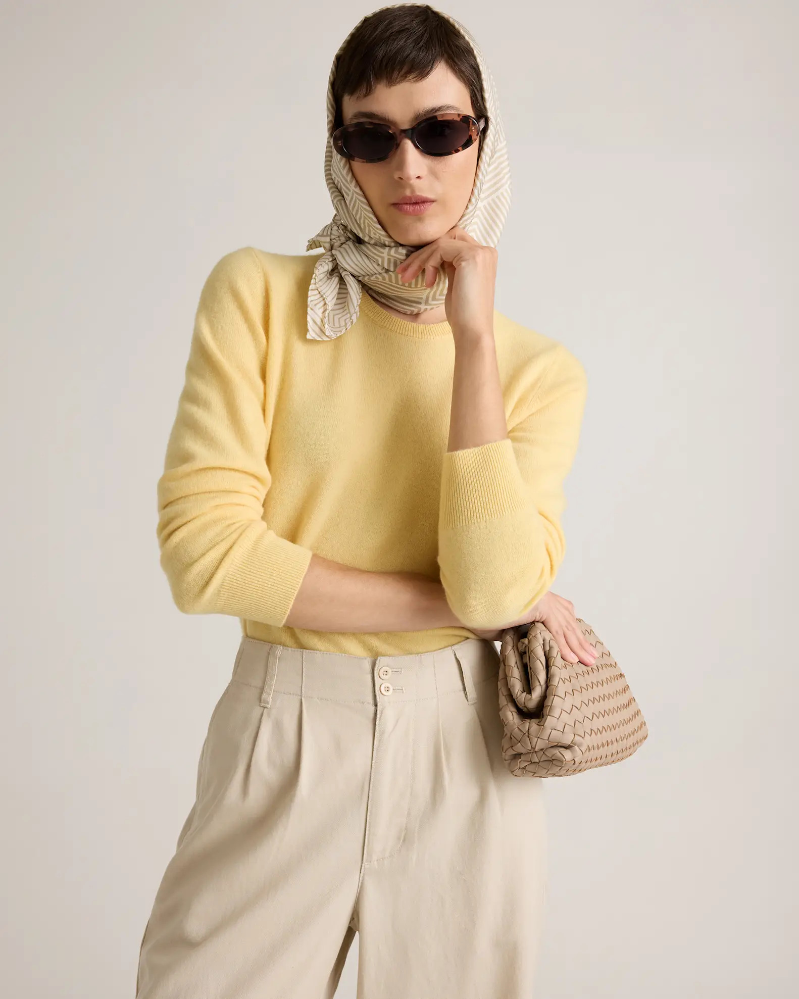 Mongolian Cashmere Crewneck Sweater | Quince