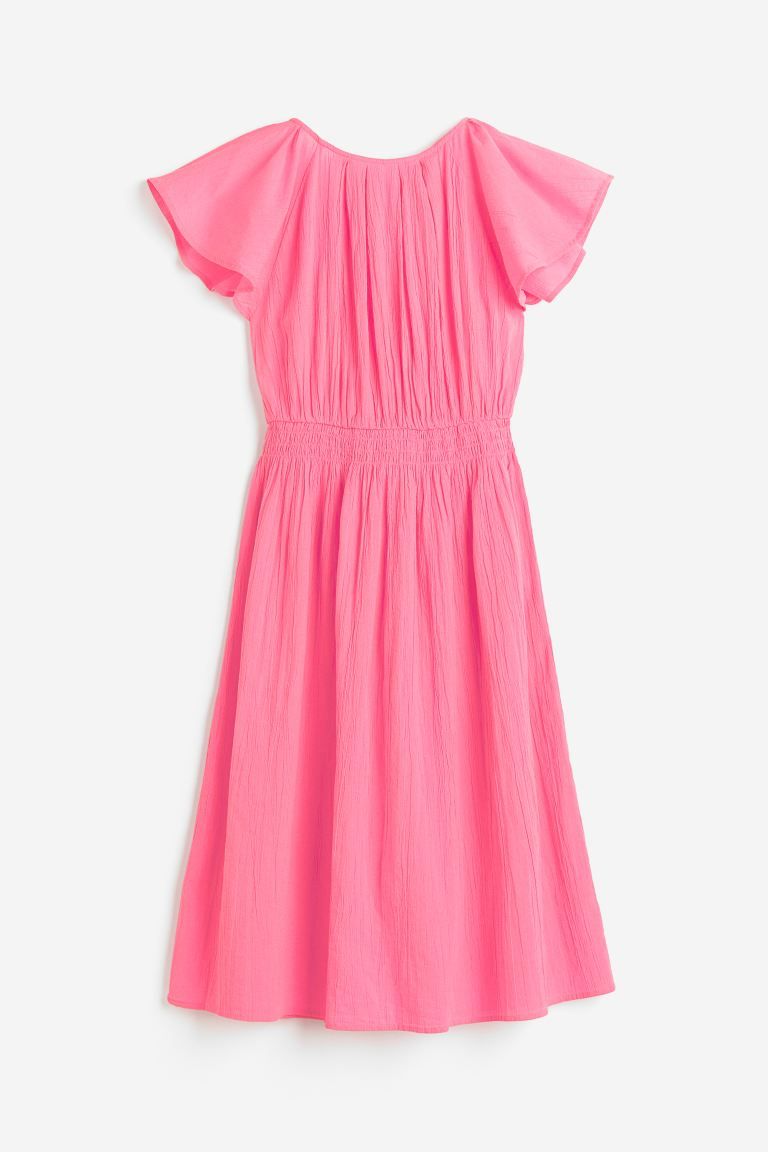 Crinkled cotton dress | H&M (UK, MY, IN, SG, PH, TW, HK)