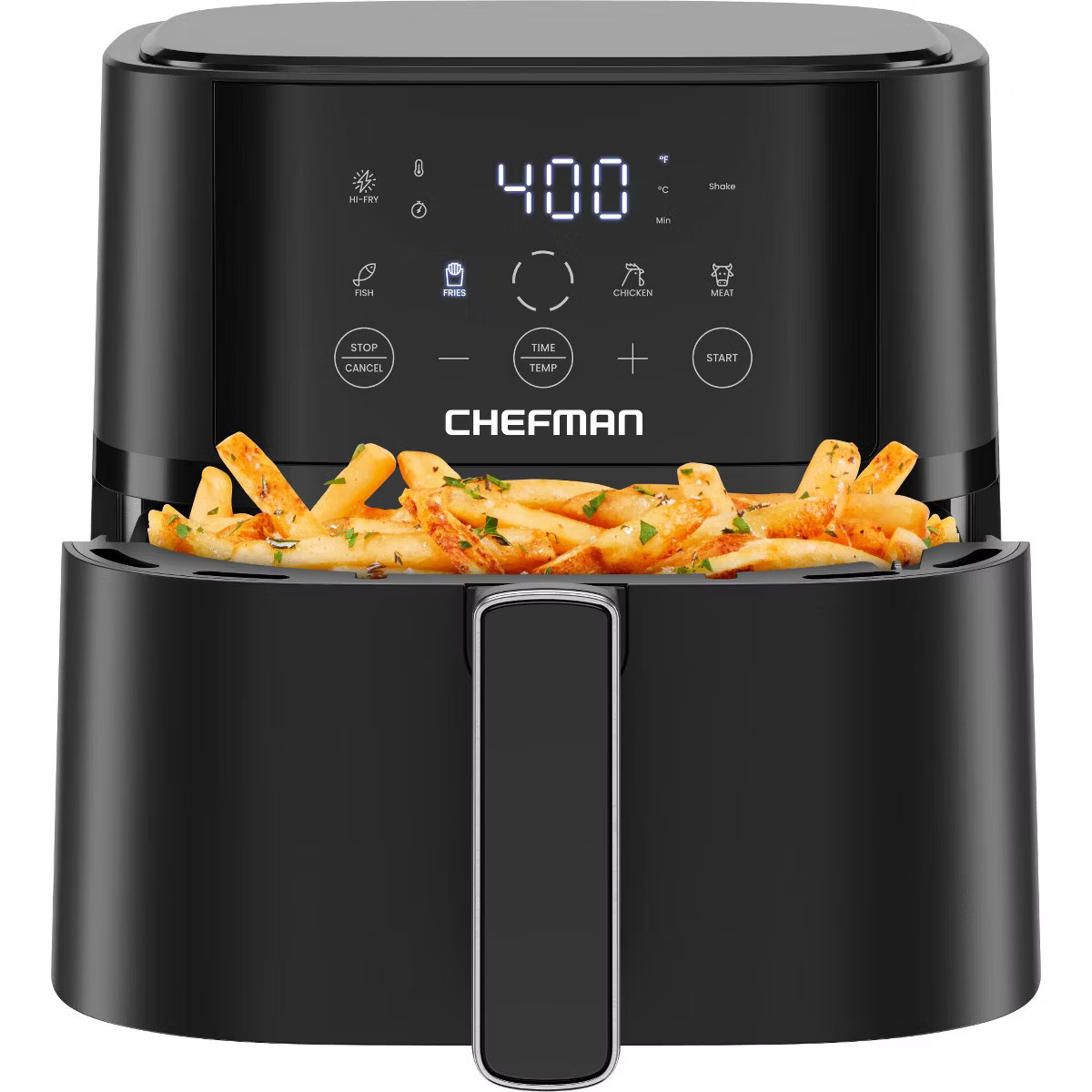 Chefman Compact Digital Touch Air Fryer w/ Hi-Fry & Shake Reminder - Black | Target