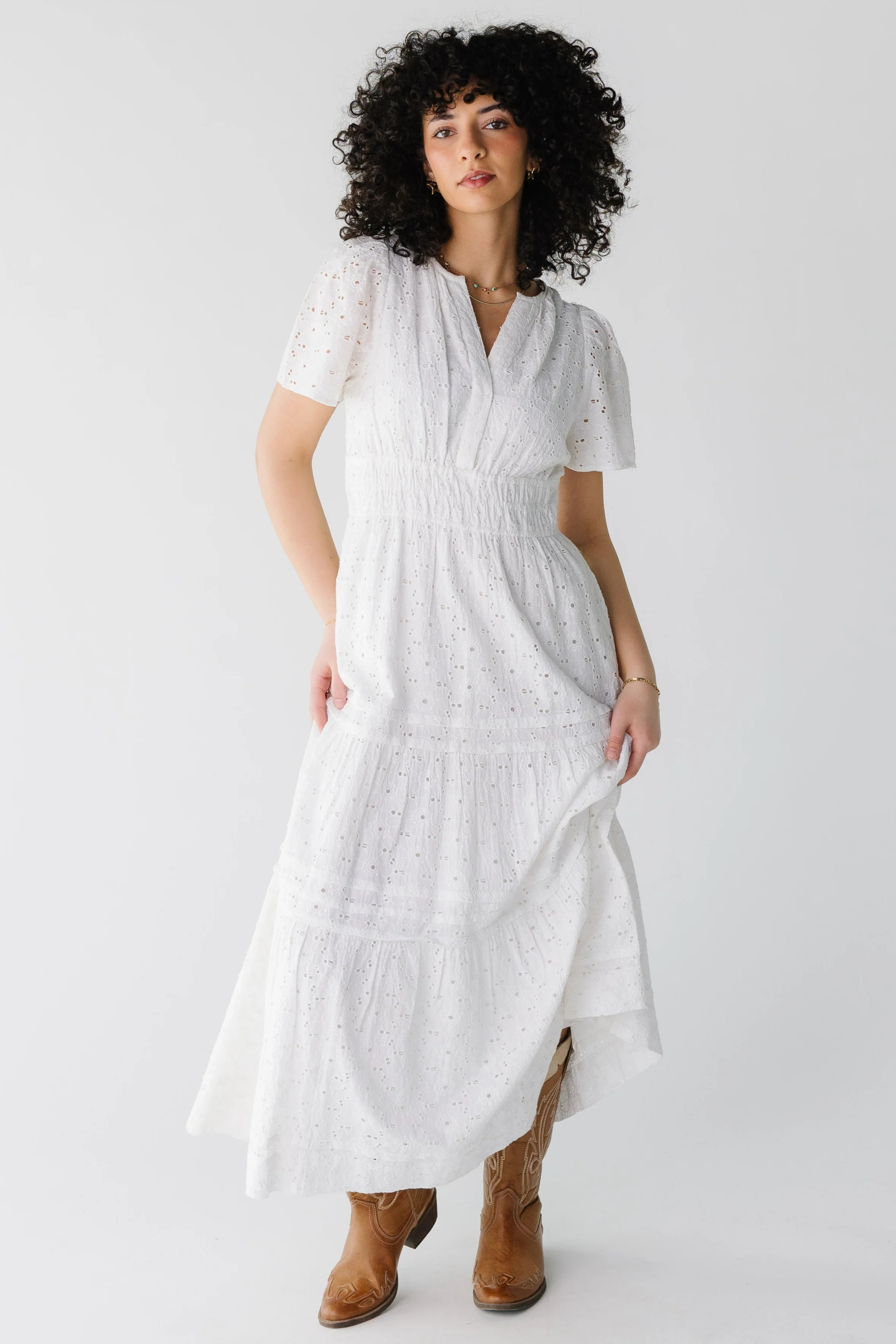 Citrus Eyelet Shae Dress | Called To Surf
