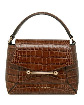 Mosaic Nano Soft Embossed Croc Top Handle Bag | Bloomingdale's (US)