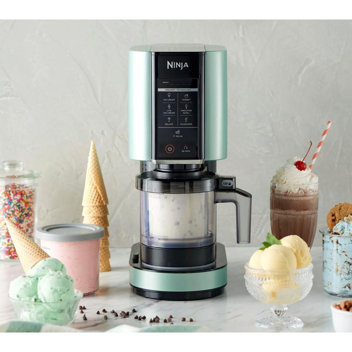 Ninja CREAMi 7-in-1 Frozen Treat Maker with Extra Pint Containers - 20367499 | HSN | HSN
