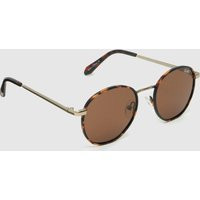 Quay brown talk circles sunglasses | Schuh