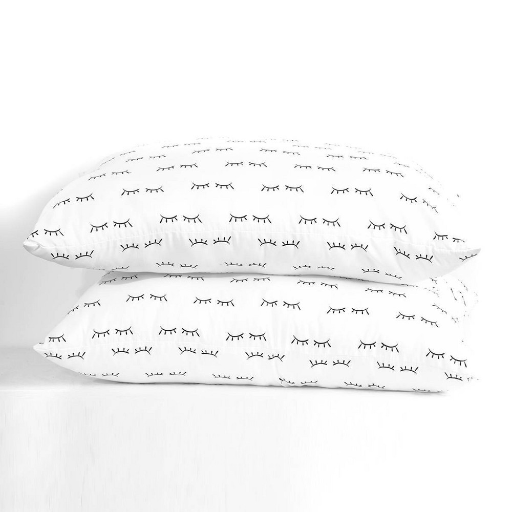 Jumbo 2pk Printed Pattern Bed Pillow Lashes- Springloft | Target