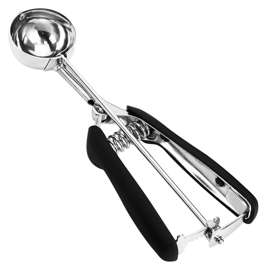 Ice Cream Scoop, 18/8 Stainless Steel Cookie Scoop, Cookie Scoops for Baking, 2 Tbsp/ 30 ml/ 1 oz... | Amazon (US)