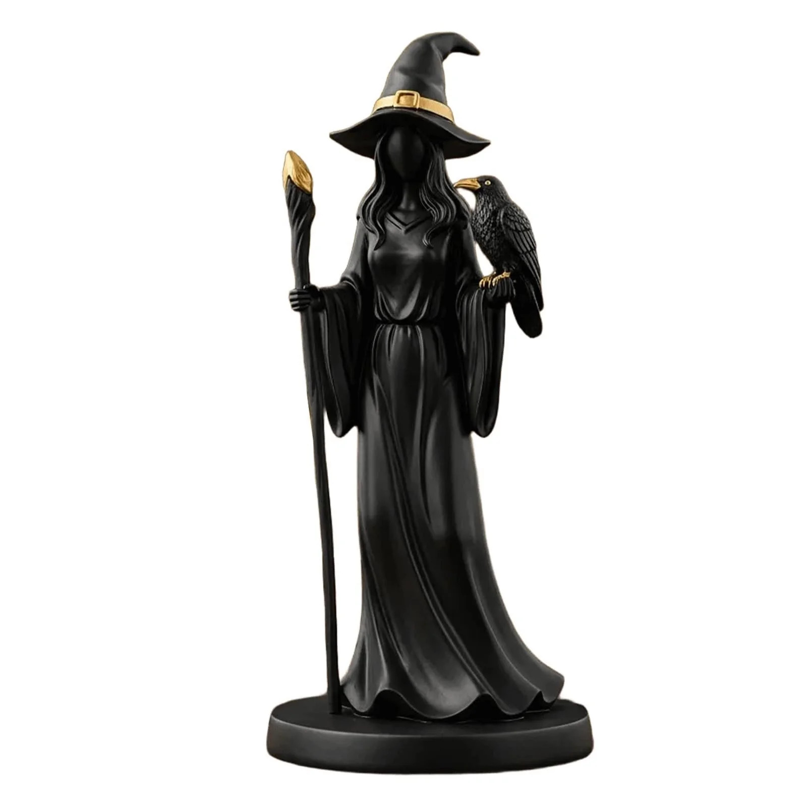 THOPBPRK Witch Statue Witchcraft Figurine for Halloween Desktop Decor Sculpture Festive Holiday P... | Walmart (US)