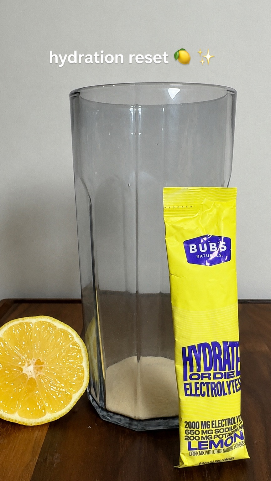 Current hydration obsession 🍋✨

I’ve been trying to stay more hydrated lately and this lemon electrolyte mix has been SO good. Clean ingredients, easy to throw in my bag, and honestly tastes super refreshing 👏💧

#LTKmorningroutine #LTKBeauty #LTKselfcare