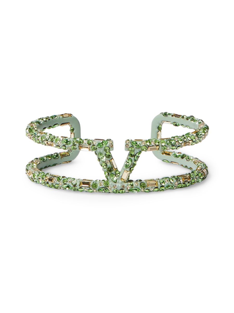 Vlogo Signature Rhinestone Cuff Bracelet | Saks Fifth Avenue
