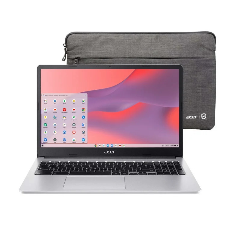 Acer Chromebook 315 15.6 inch Laptop Intel Processor N4500 4GB RAM 64GB eMMC Pure Silver, ChromeO... | Walmart (US)