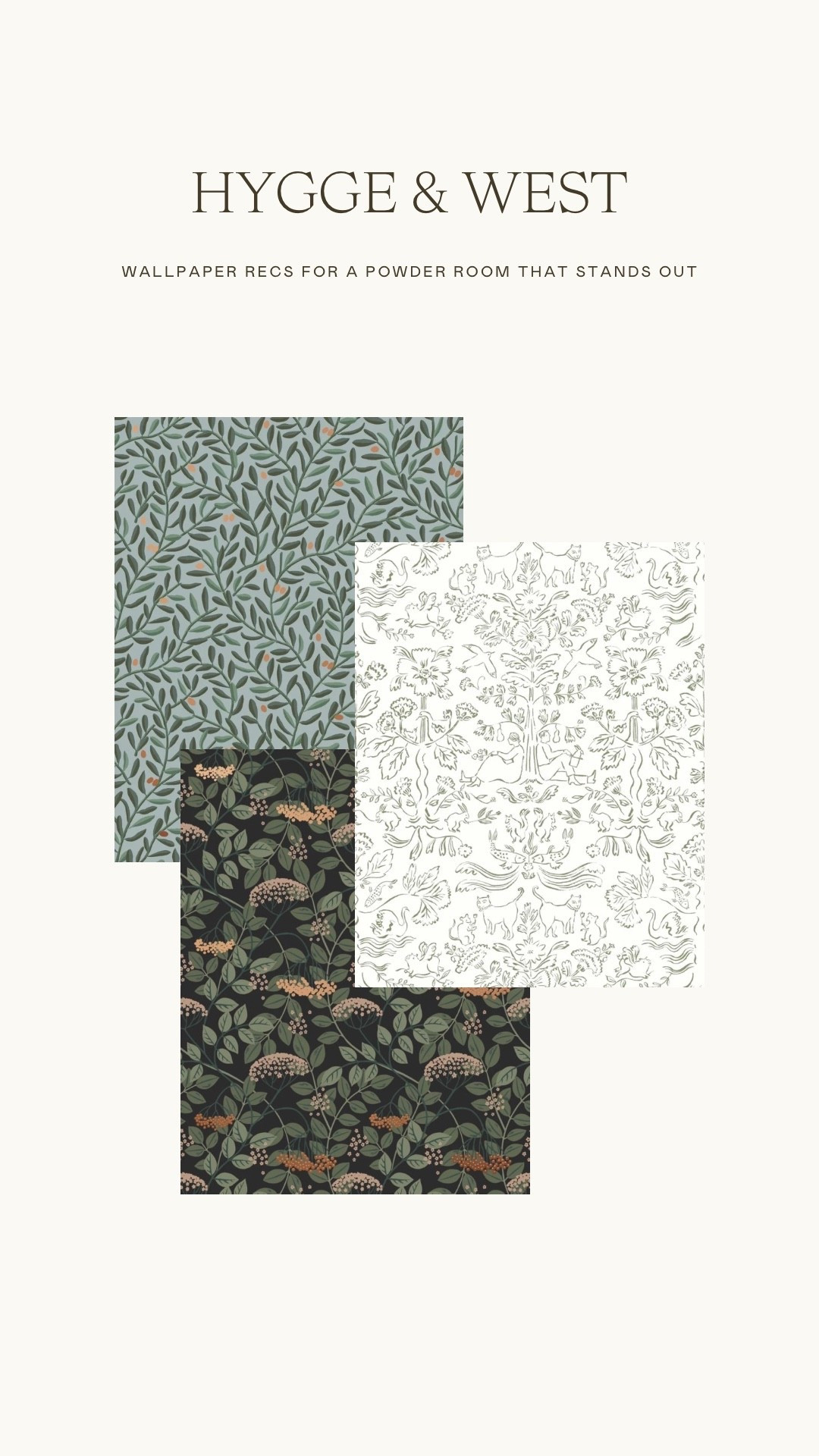 Wallpapers that make your powder room stand out: Hygge & West

#LTKHome