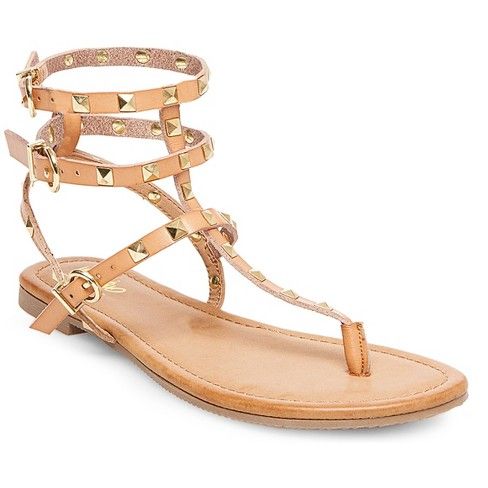 Women's Gertie Gladiator Sandals - Mossimo™ Tan 8 | Target