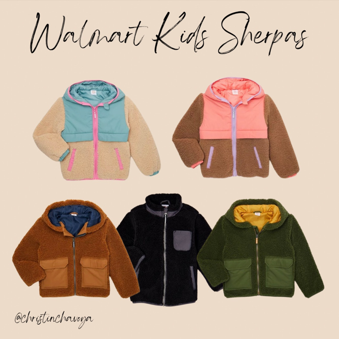 Cutest kids Sherpa jackets from Walmart!

#LTKunder50 #LTKfit #LTKkids