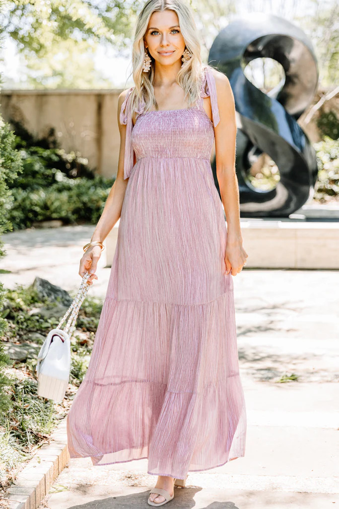 It's A Dream Come True Mauve Pink Maxi Dress | The Mint Julep Boutique
