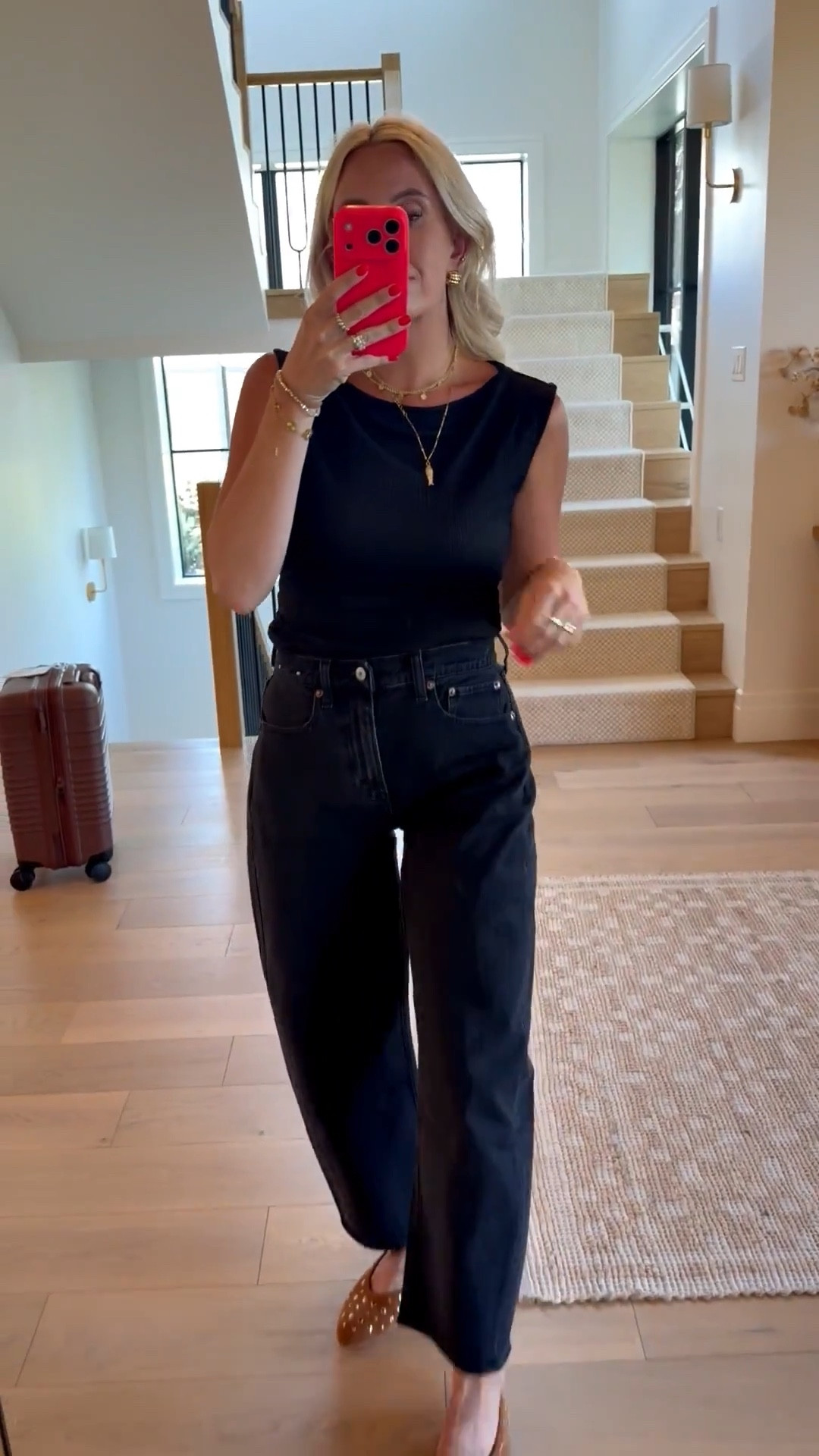 I am obsessed with these barrel jeans! Size down!

#LTKMothersDay #LTKmomlife #LTKootd