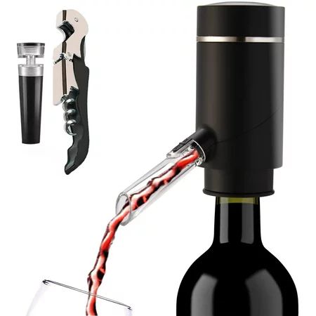 Electric Wine Aerator, Wine Dispenser Pump, Automatic Wine Pourer, Instant Wine Decanter, One-Touch  | Walmart (US)