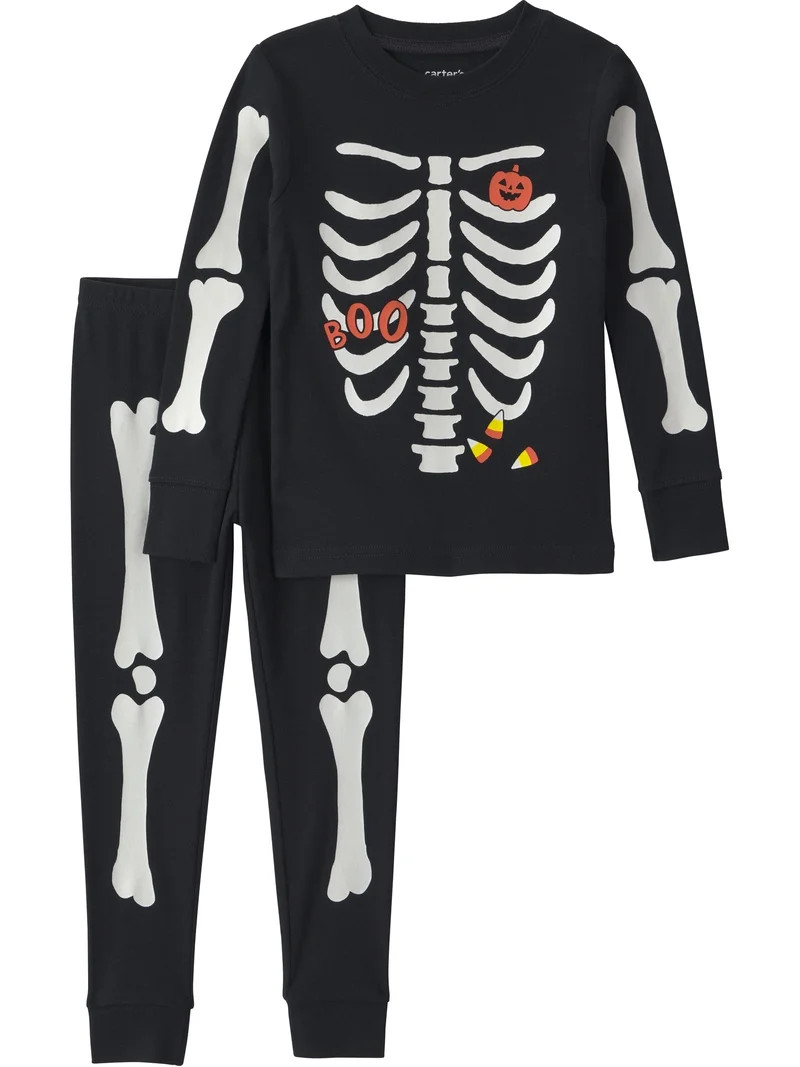 Carter's Child of Mine Baby and Toddler Halloween Pajama Set, 2-Piece, Sizes 12M-5T | Walmart (US)