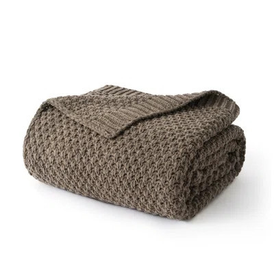Chunky Chenille Knit Throw Blanket | Wayfair North America