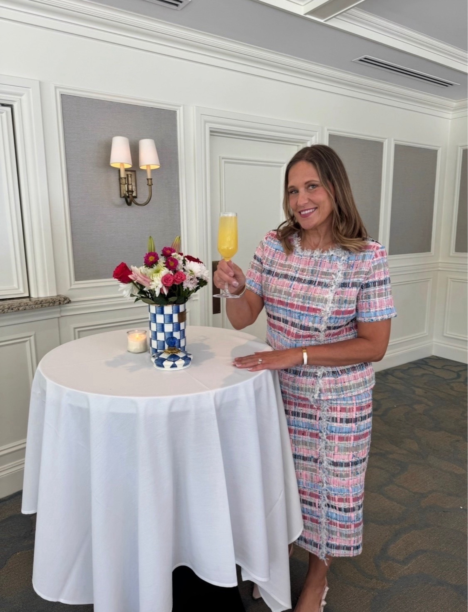 I loved this two-piece tweed set! The pink and blue texture feels so fun while still being perfect for a formal brunch or special occasion. This would be such a pretty look for showers, luncheons, church, or spring events.

#LTKgrwm #LTKdayinmylife #LTKootd