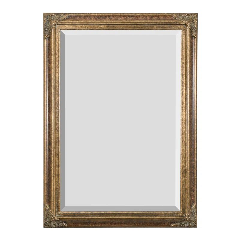 David-Paul Rectangle Wood Wall Mirror | Wayfair North America