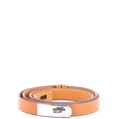 Pre-Owned Hermes Kelly Belt Leather Thin in Brown at Nordstrom | Nordstrom