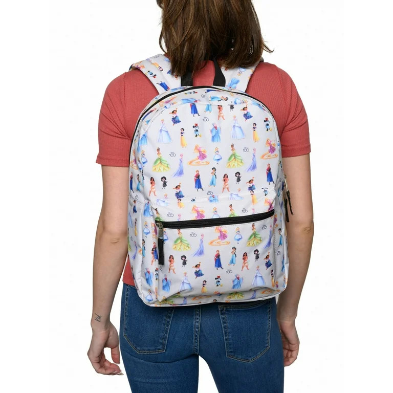 Disney Princesses All-Character Laptop Backpack Deluxe 16" Minnie Durable D100 - Walmart.com | Walmart (US)