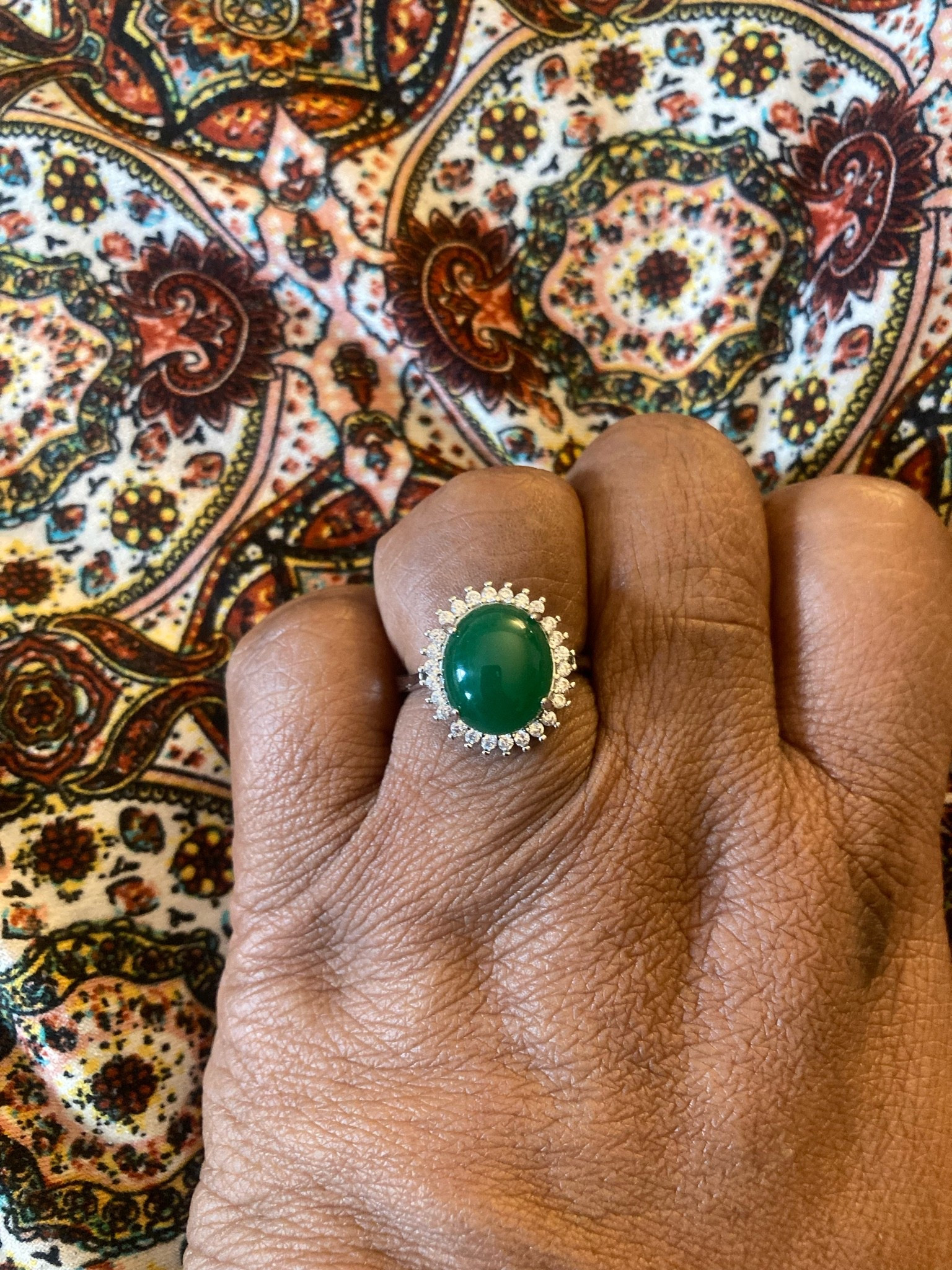 Cute and so affordable jade ring  in sterling silver.  My new favorite piece #ad

#LTKBeauty #LTKOver40 #LTKPlusSize