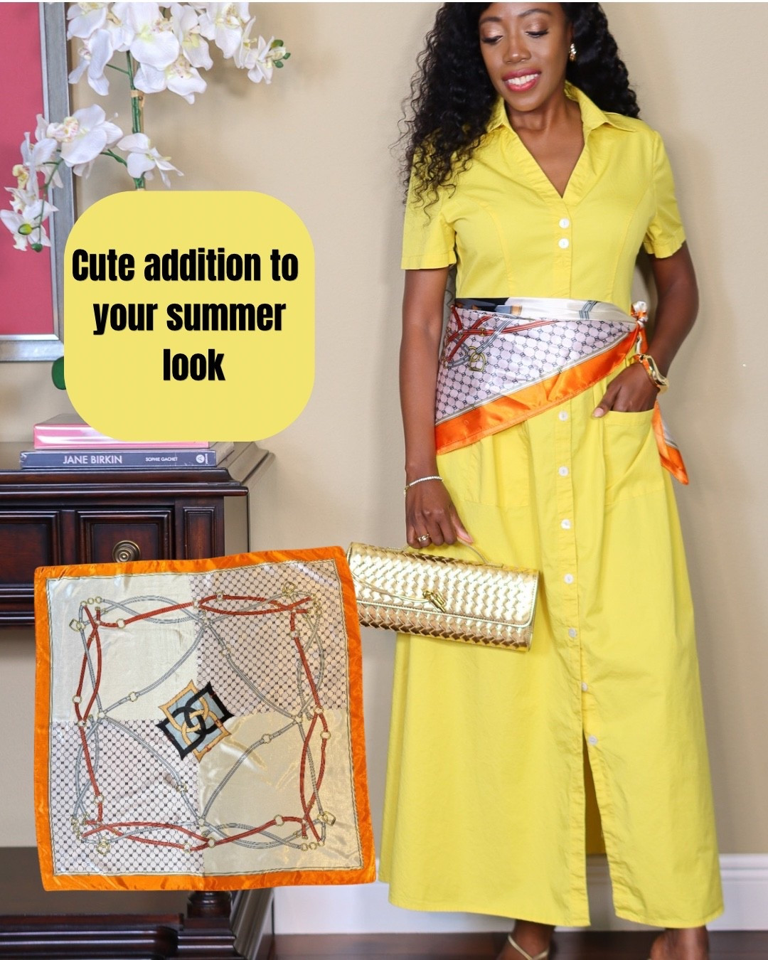 Elevate any summer look with a cute scarf. 

Summer Outfit, Summer Fashion, Ootd,

#LTKOver40 #LTKSaleAlert #LTKootd