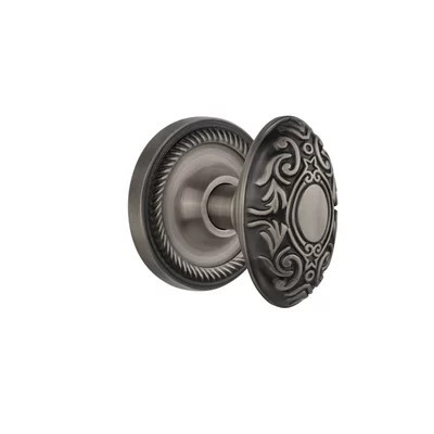 Rope Rosette with Victorian Door Knob | Wayfair North America
