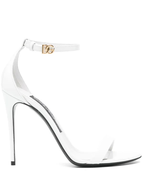 100mm leather sandals | Farfetch Global