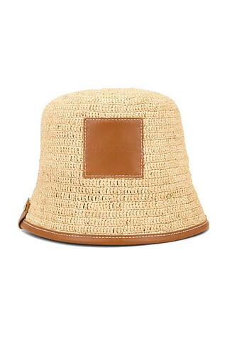 JACQUEMUS Le Bob Soli in Light Brown - Brown. Size 60 (also in 56, 58). | FWRD 