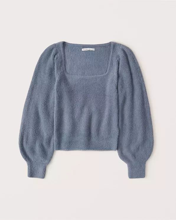 Eyelash Squareneck Sweater | Abercrombie & Fitch (US)