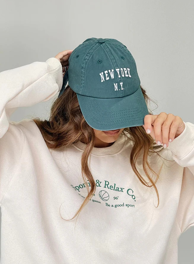 MVP Oversized Crewneck Sweatshirt Cream | Princess Polly US