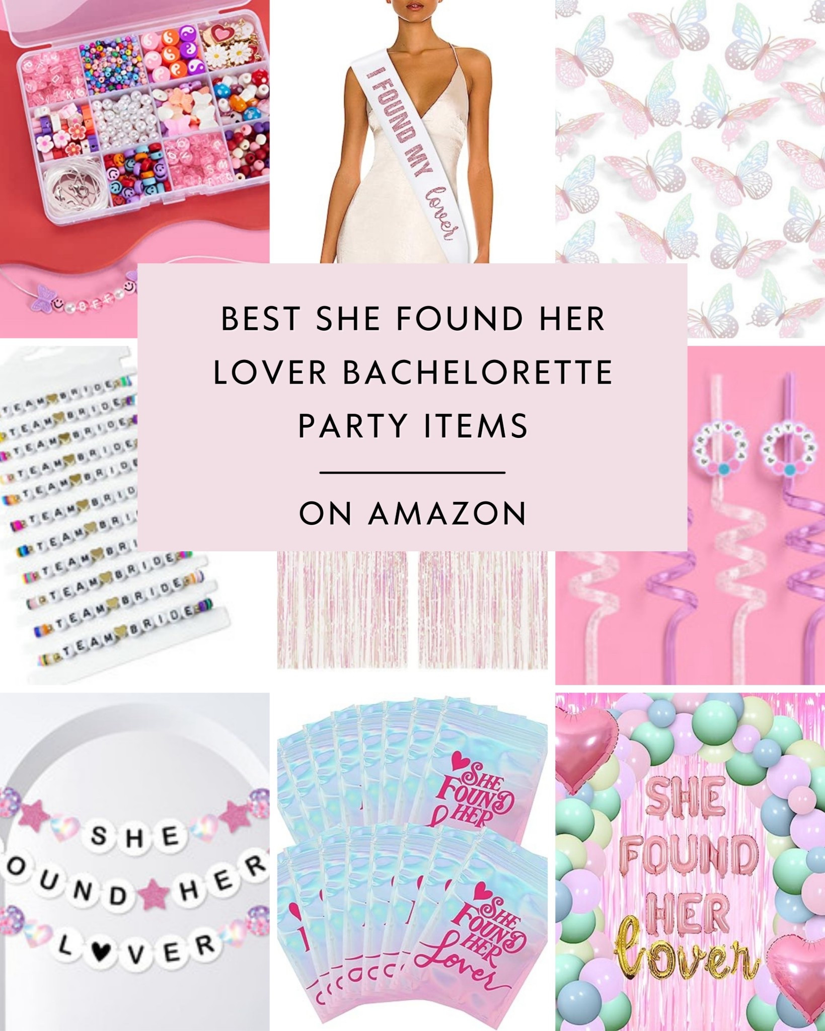 ✨ Calling all Swifties + brides-to-be! ✨
We put together the ultimate She Found Her Lover bachelorette party guide 💕🎶 From dreamy Taylor-inspired décor to lover-ly favors, I rounded up the best Amazon finds to make your bach weekend iconic.

If you’re the MOH, this is your cheat sheet to scoring major bestie points. 🪩💍

👉 Shop the finds + get inspo on the blog + LTK!
#BachelorettePartyIdeas #TaylorSwiftBachelorette #SwiftieBride 

#LTKParties #LTKWedding