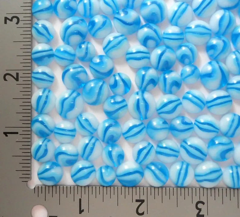 96 Coe Fused Glass Murrini Dots Blue and White 1oz Bag 3415 - Etsy | Etsy (Global)