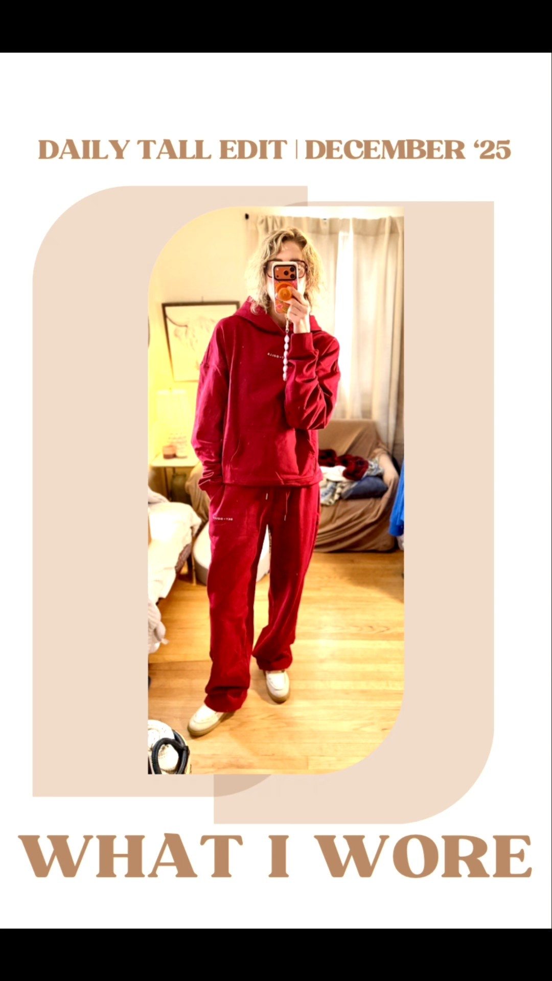 Daily Tall Edit | Cranberry Comfort & Winter Quilted Staples
My Daily Tall Diary: what’s on my body, what I bought, and what I’m eyeing next.
👗 What I Wore:
I wore my matching Sky Dolls sweatshirt + wide-leg sweatpants set in the cranberry color. I already own this set in another shade and practically live in it, so the second I saw this color drop… add to cart → checkout → done.
I sized up to a large tall in both pieces. I could’ve done a medium tall in the pants since they fit oversized, but I wanted that loose, roomy fit in the sweatshirt.
The fabric is super soft, fleece-lined, and has a hint of stretch. And the best part: the pants have a toggle at the hem so you can cinch them up if they’re running long — keeps them from dragging and ruining the hem. Love that for us.
🛍️ What I Purchased:
• Free People Quilted Carryall — I bought mine about three years ago and it has survived everything. They keep releasing new colors, and now there’s a printed version… I’m trying to justify another because my original has held up so well. It’s huge, washes surprisingly well, and the construction is solid.
• Lands’ End Maxi Duffle Coat — I already own one and needed a second. It’s one of those winter coats you end up living in because it’s warm, durable, and tall-friendly in length. Such a staple for my winters.
🛒 What’s in My Cart:
• American Eagle Après Chill Set — loving the textures and colors. The pants come in long inseams, and I’m curious about their lounge sets since I haven’t tried them before.
• Apres June Holiday PJ Sets — I have PJ pants and track pants from them already and the length is fantastic. Super long, great quality, and I stick with my true size medium.
✨ Linked everything on LTK.
Which would you grab first — a cozy set or new winter PJs?


#LTKgrwm #LTKPlusSize #LTKTall