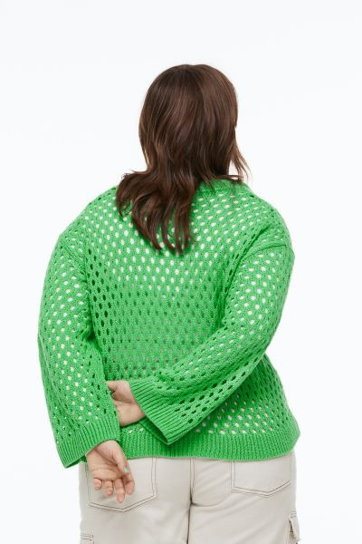H&M+ Hole-knit Sweater | H&M (US + CA)