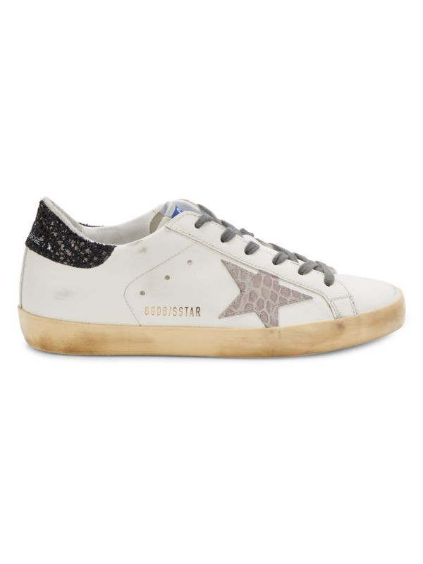 Calzature Super-Star Leather Sneakers | Saks Fifth Avenue OFF 5TH