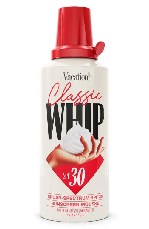 Vacation Classic Whip SPF 30 Sunscreen Mousse at Nordstrom, Size 4 Oz | Nordstrom