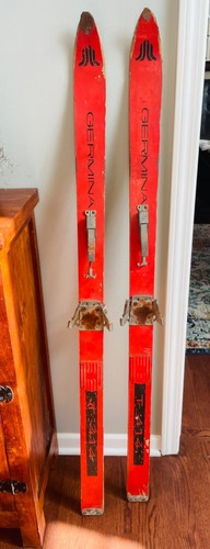 Vintage wooden snow skis with bindings. Skis are 50.5” length.   | eBay | eBay US