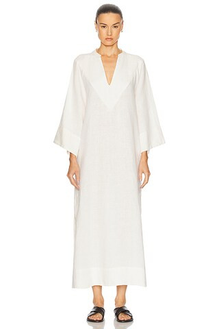 Linen Kaftan Dress | FWRD 