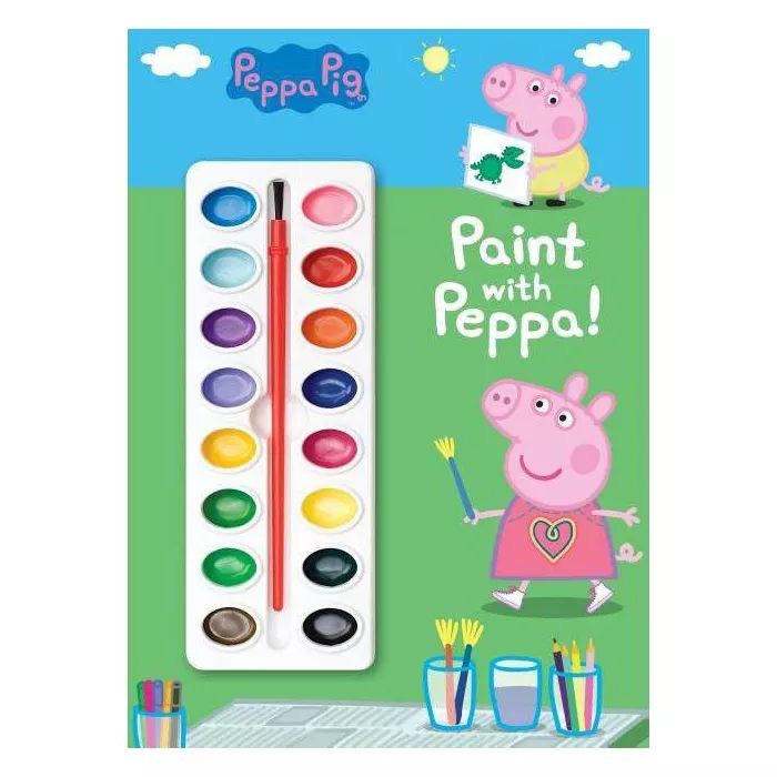 Paint With Peppa! - Dlx Paint by Golden Books (Paperback) | Target